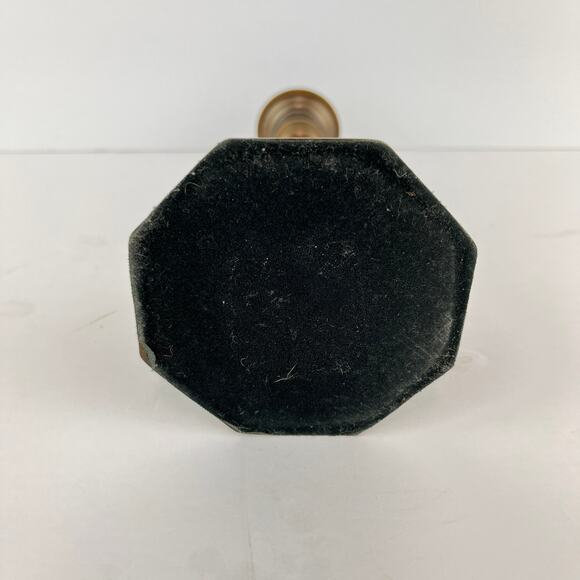 Vintage Single 8.5" Solid Brass Candlestick Holder - Picture 5 of 6